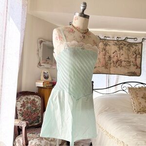 blue mini lace dress‎